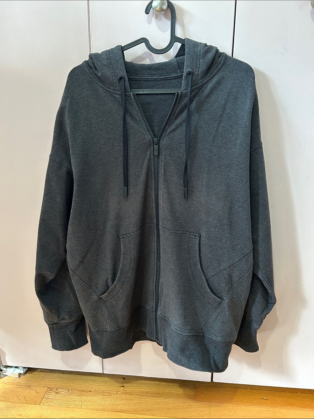 Lululemon Classic Full-Zip Hooded Sweatshirt - Charcoal
